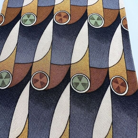 Silk Tie Cocktail Collection Martini As Seen Under The Microscope Multicolored G - Picture 4 of 8